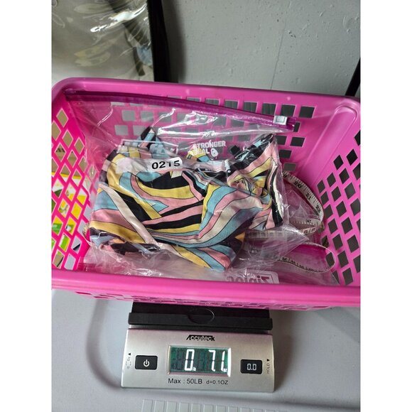 Mel & Lisa Womens 100% Silk Multicolor Abstract Button-Up Blouse Size 10 Artsy - Picture 11 of 11